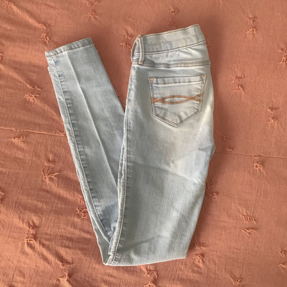 On Sale Abercrombie Kids Light Wash Jeans